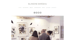 Desktop Screenshot of blandinebardeau.com