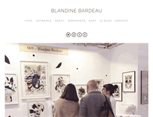 Tablet Screenshot of blandinebardeau.com